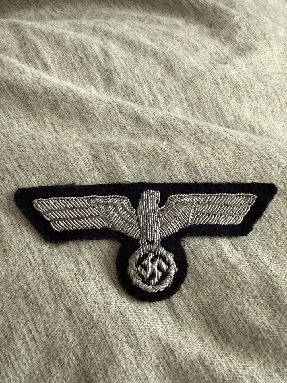 WWII German Heer Officer Breast Eagle Bullion